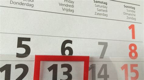 Heute ist Freitag der 13 Unglückstag oder Aberglaube regionalHeute de