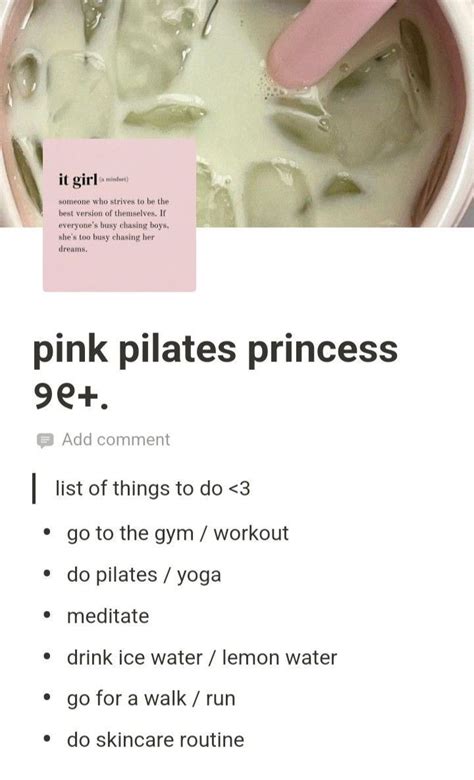 Pink Pilates Princess In 2023 Pilates Workout Aesthetic Pink