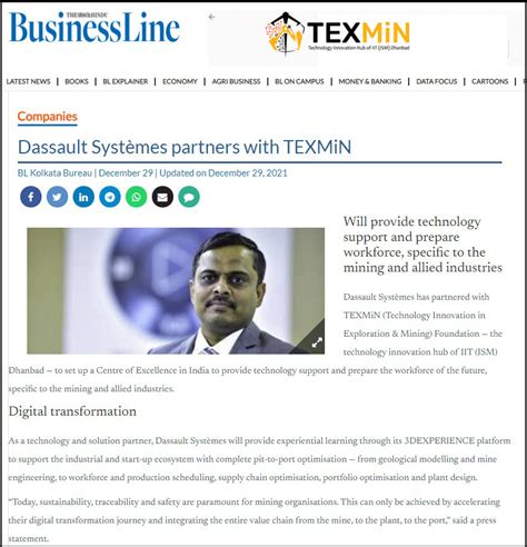 Dassault Systèmes Partners With Texminthe Hindu Texmin