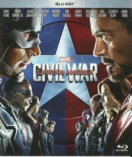 Capitan América Civil War Blu Ray Película Seminueva