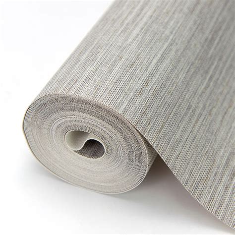 Shop Bay Ridge Light Grey Faux Grasscloth Wallpaper From The Warner Xi Collection Burke Decor