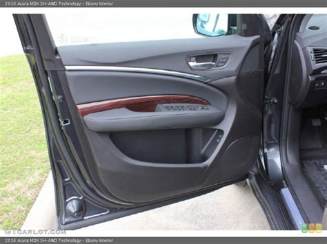 Ebony Interior Door Panel For The Acura Mdx Sh Awd Technology