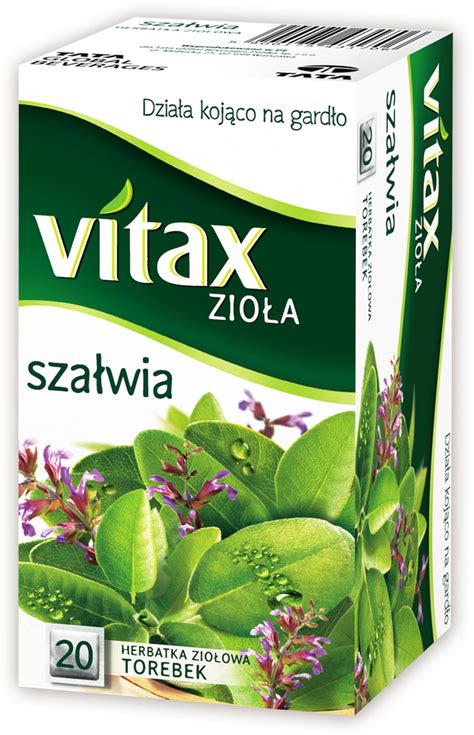 Herbata ziołowa szałwia w torebkach 20 szt Vitax 14152662993 Allegro pl