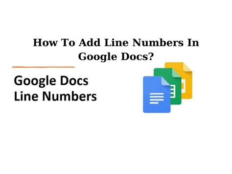 A Step By Step Guide On How To Add Line Numbers In Google Docs