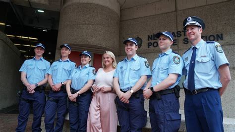 Newcastle police station welcomes five new probationary officers to its ranks | Newcastle Herald ...