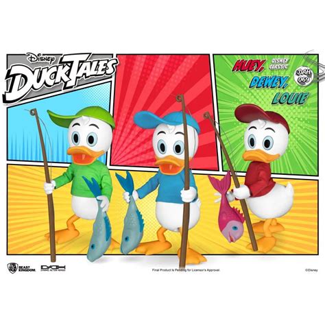 Beast Kingdom Ducktales Huey Dewey Louie Dynamic Mcfly Colecion Veis