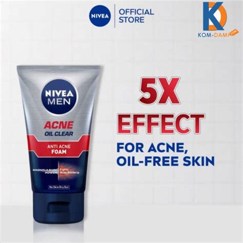 Nivea Men Anti Acne Oil Control Facial Foam Ml Kom Dami