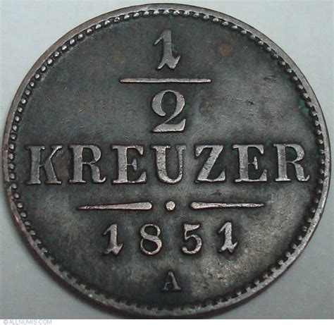 Kreuzer A Franz Joseph I Austria Coin