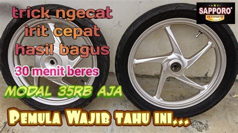 Ngecat Velg Cepat Irit Awet Sapporo Ultimate M Iridium Semi Chrome