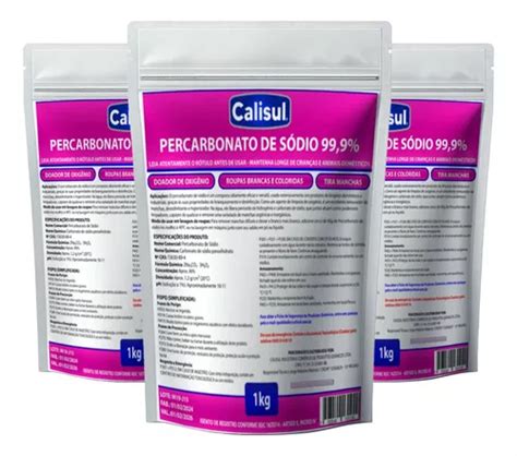 Percarbonato De Sódio 99 9 Tira Manchas Premium 3kg