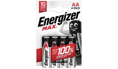 Buy Energizer Max Aa Batteries Pack Of 4 Batteries Argos