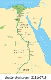 Ancient Egypt Map Nile Delta