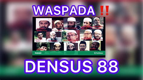 SALAFI WAHABI TERORIS DENSUS88 WASPADA YouTube