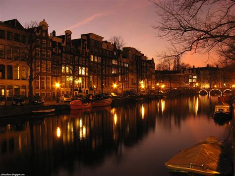 Amsterdam Wonderful Lights And Ambience The Capital Of Netherlands Hd