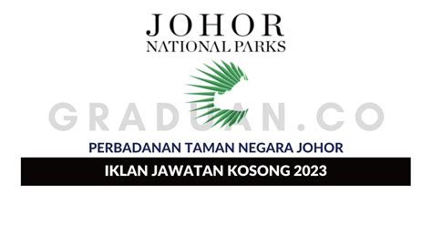 Permohonan Jawatan Kosong Perbadanan Taman Negara Johor Portal Kerja