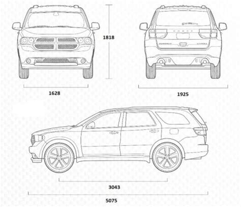 Dodge Durango Dimensions And Specifications