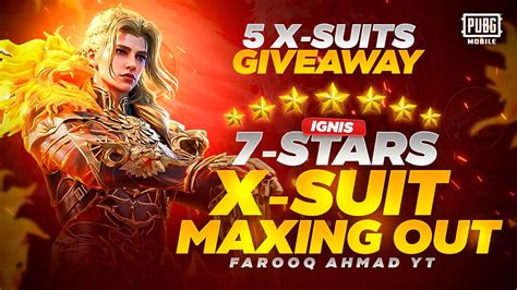 Ignis X Suit Maxing Out Star X Suit Giveaway Pubg Mobile