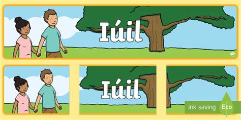 I Il Display Banner July As Gaeilge Twinkl Twinkl