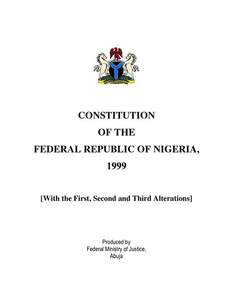 Nigerian Constitution Ibeninc Page 1 Flip Pdf Online Pubhtml5