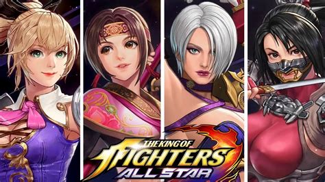 Kof Allstar X Soul Calibur Vi All Character Reveals Youtube