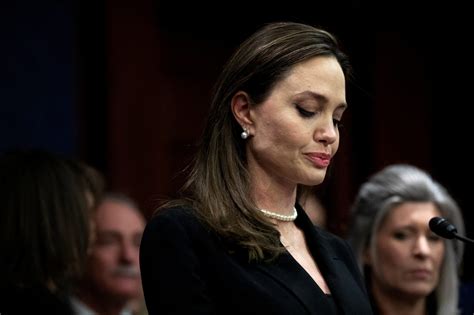 Angelina Jolie Advocates For Us Domestic Violence Law