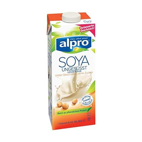 Alpro Soya Drink Unges T Ohne Zuckerzusatz Pflanzlich L