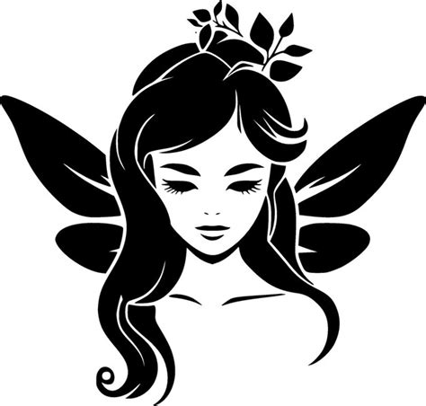 Premium Vector Fairy Minimalist And Flat Logo Vector Illustration