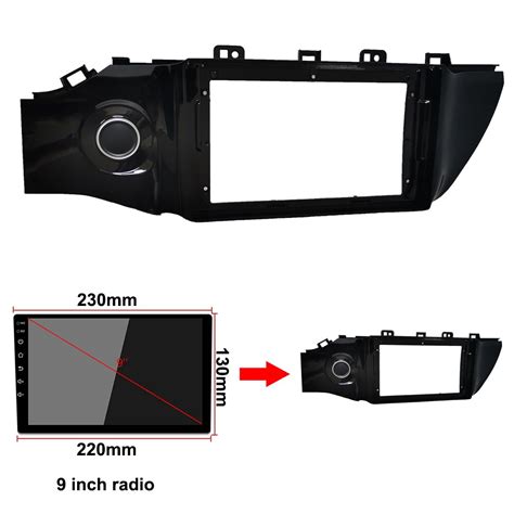 Car Radios Inch Din Car Frame For Kia Rio Rio K Double Din Car