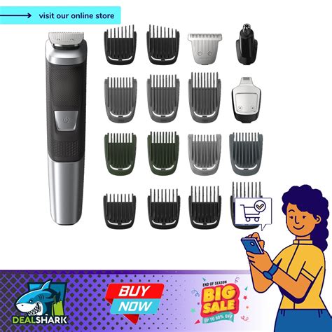 Philips Norelco Multigroomer All In One Trimmer Series 5000 18 Piece