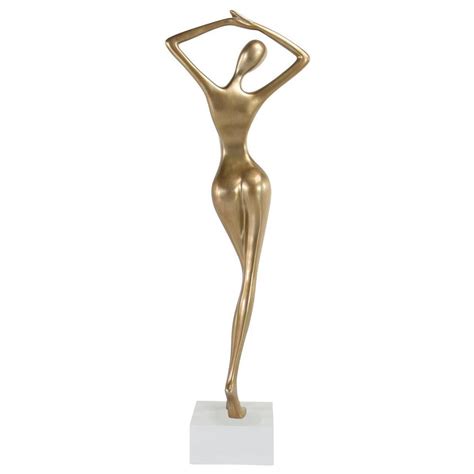 Sensual Gold Floor Sculpture El Dorado Furniture