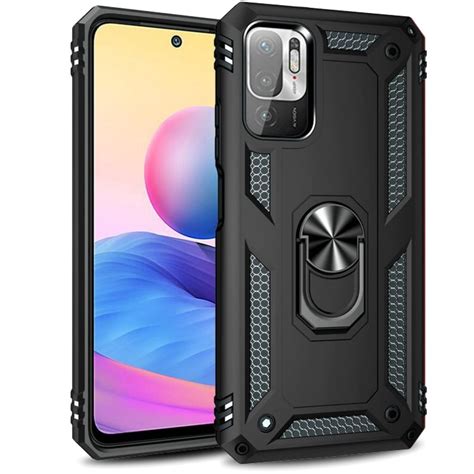 Etui Exoguard Armor Ring Redmi Note 10 5g Poco M3 Pro 5g Pancerne Case Obudowa Futerał