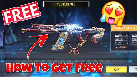 How To Get FREE Kn 44 Mystic Fox Legendary Skin In Codm 2023 Codm