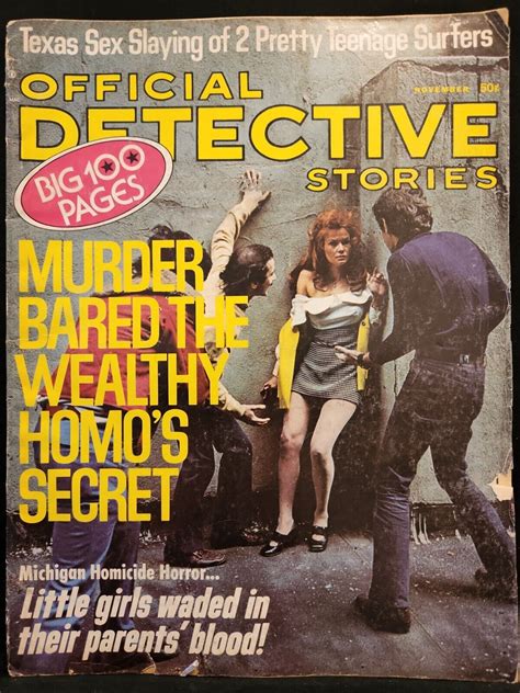 Official Detective Stories Vintage True Crime Cases Pulp Magazine