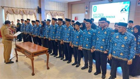 Asn Pppk Teknis Pemkab Bangka Dilantik Pesan Pj Bupati Jangan