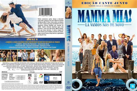 Mamma Mia L Vamos N S De Novo Dvd Capa Dvd Capas