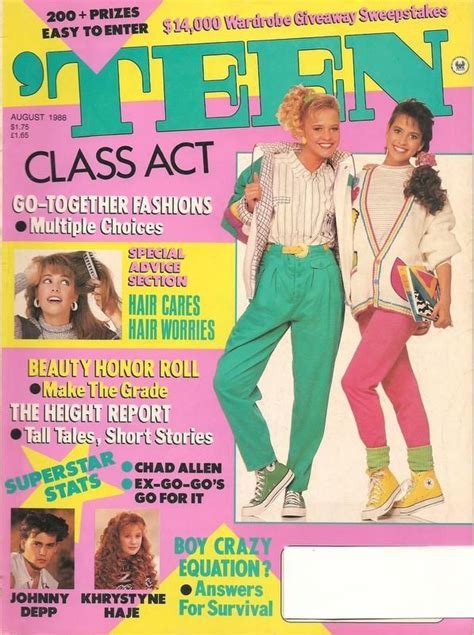 Pulp Librarian On Twitter Teen Magazine 80s Fashion 80s Fashion Trends