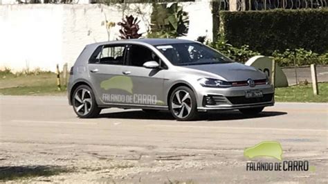 Flagra Novo VW Golf GTI 2018 roda pronto para ser lançado