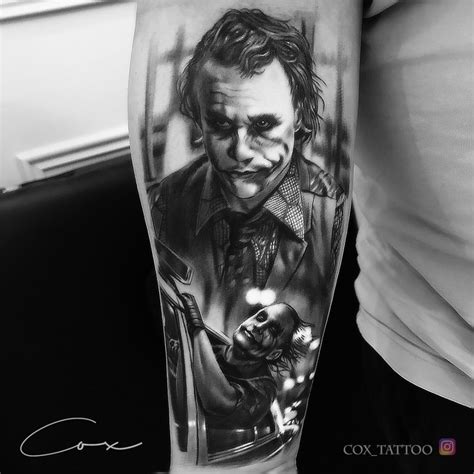 Joker Tattoos Black And White