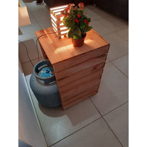 Mesa para esconder botijão de gás Shopee Brasil