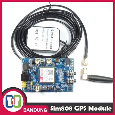 Jual Sim808 Gsm Gprs Gps Module Board Arduino Raspberry Antenna