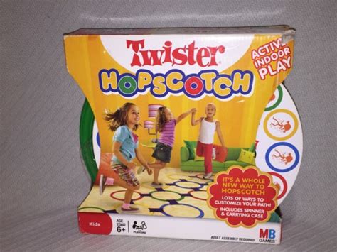 Mb Games Hasbro Twister Hopscotch Kids Active Indoor Game Wcarrying