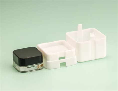 9ml Square Glass Jar Loud Lion Supply