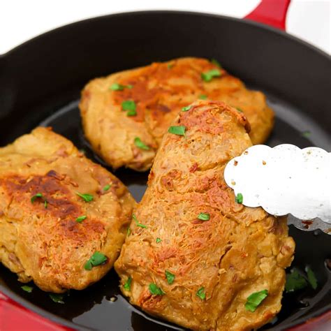 Seitan Chicken Vegan Chicken Breasts The Hidden Veggies