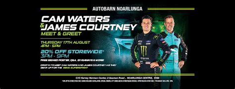 Cam Waters & James Courtney | Meet & Greet | Autobarn Noarlunga, Autobarn Noarlunga, Mclaren ...