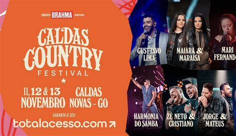 Vai começar Caldas Country 2022 reúne grandes artistas neste fim de