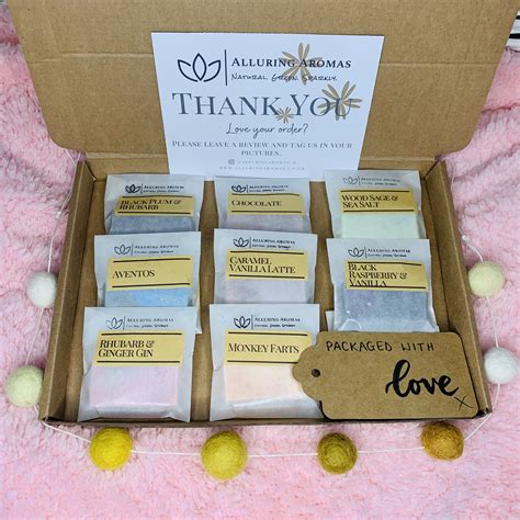 Sample Box Wax Melt Sample Box Wax Melts Wax Melt Samples Etsy