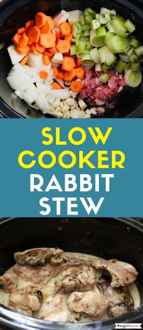 Slow Cooker Rabbit Stew Recipe This