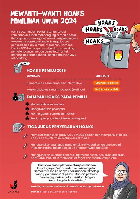 Perlu Kolaborasi Cegah Hoax Pemilu Jaring