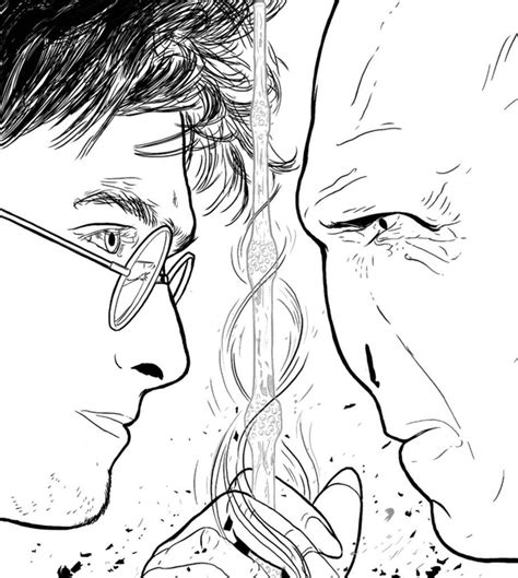 Harry Potter Coloring Pages Voldemort