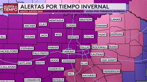 Tormenta Invernal Texas Aviso De Tormenta De Hielo Para Dallas Collin